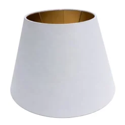 Lampskärm Creme/Guld 25cm