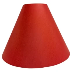 Lampskärm Kon Röd/Vit 24 cm
