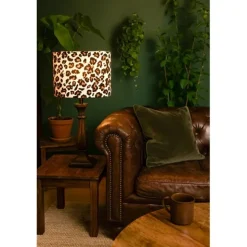 Lampskärm Leopard Rectangular 20 cm
