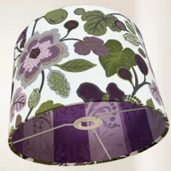 Lampskärm Lila Lövverk 30 cm
