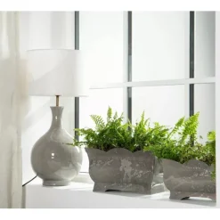 Lampskärm Linne Cylinder Creme 30cm