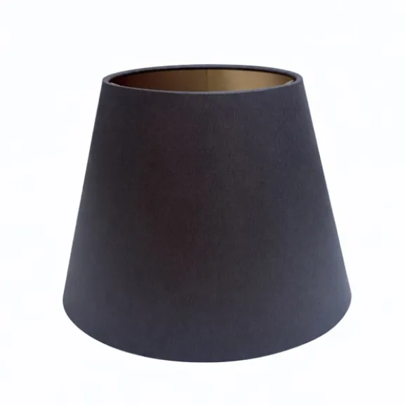 Lampskärm Mörkgrå/Guld 18cm