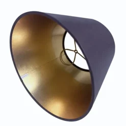Lampskärm Mörkgrå/Guld 18cm