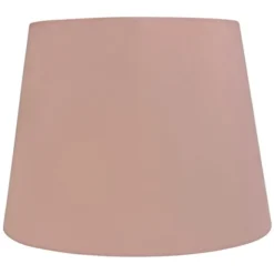 Lampskärm Oval Rosa/Vit 28cm