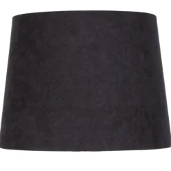 Lampskärm viken, svart sammet Ø23cm