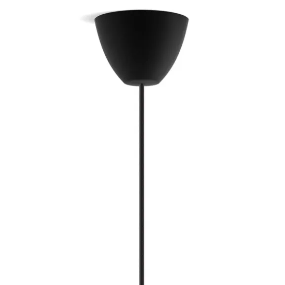 Lamptop round, mattsvart 11,7cm