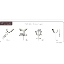 Lamptop round, mattsvart 11,7cm