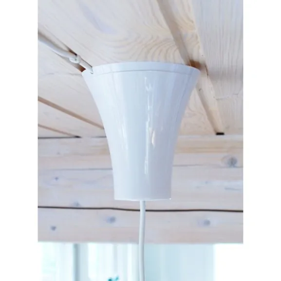 Lamptop tjus, blankvit 11,7cm