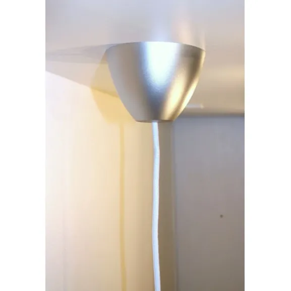 Lamptops round, silver 11,7cm