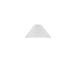 Le Klint 2 lampskärm, Vit Papper 14 cm