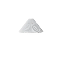 Le Klint 12 lampskärm, Vit Papper 19 cm