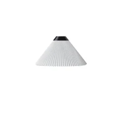 Le Klint 12 Svart lampskärm, Vit 21 cm