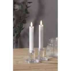 LED Antikljus flamme, 2 pack