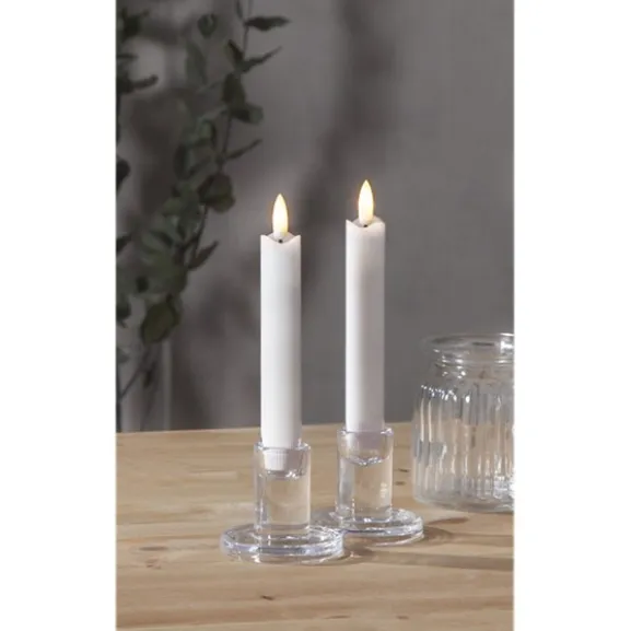LED Antikljus flamme, 2 pack
