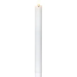 LED Antikljus 4-pack Flamme Rustic Vit 28,5cm
