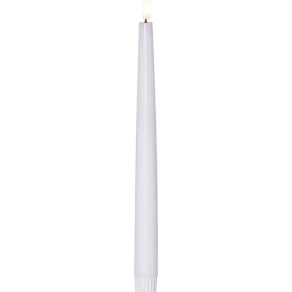 LED Antikljus 2-pack Flamme Slim Vit 28,5cm