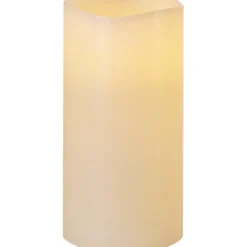 LED Blockljus Big Elfenben 20cm
