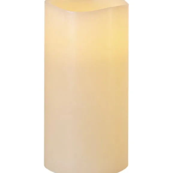 LED Blockljus Big Elfenben 20cm