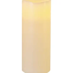 LED Blockljus Big Elfenben 25 cm
