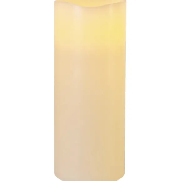 LED Blockljus Big Elfenben 25 cm