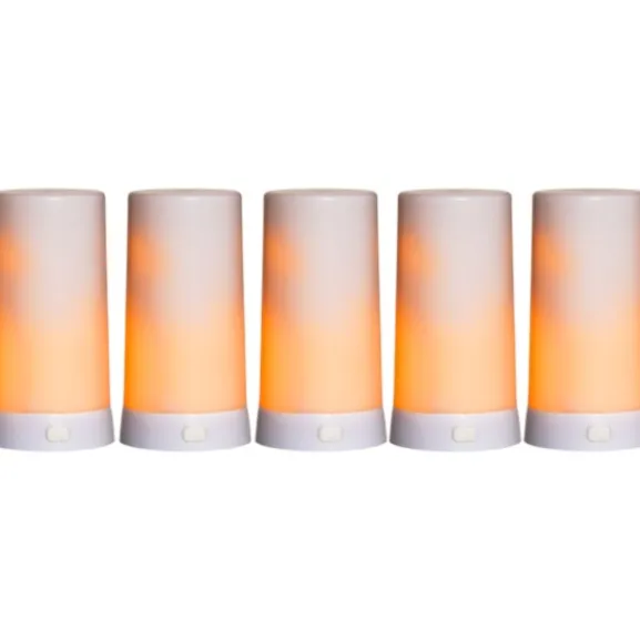 LED Blockljus Diner Start Vit 13cm