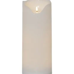 LED Blockljus Flamme Grand Vit 40cm