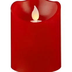 LED Blockljus M-Twinkle Röd 10cm
