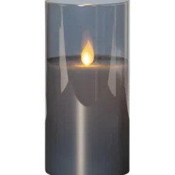 LED Blockljus M-Twinkle Svart 15cm