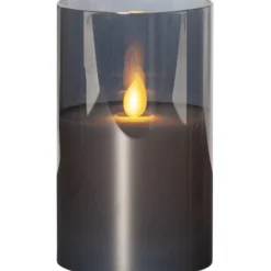 LED Blockljus M-Twinkle Svart 12,5cm
