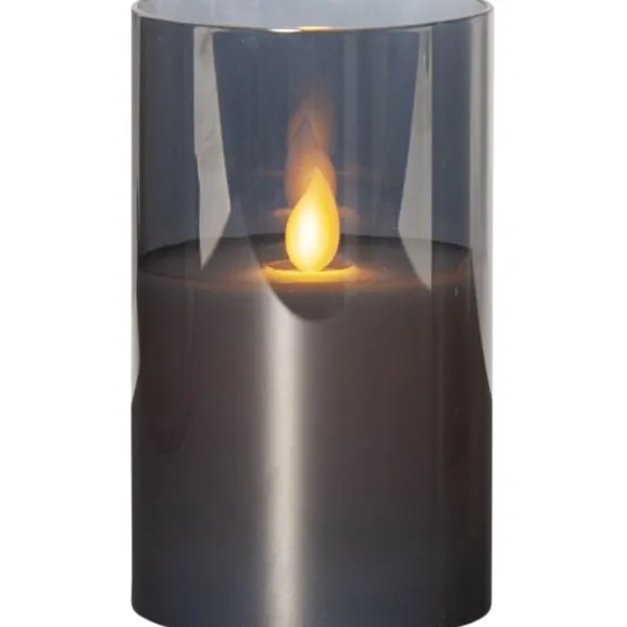 LED Blockljus M-Twinkle Svart 12,5cm