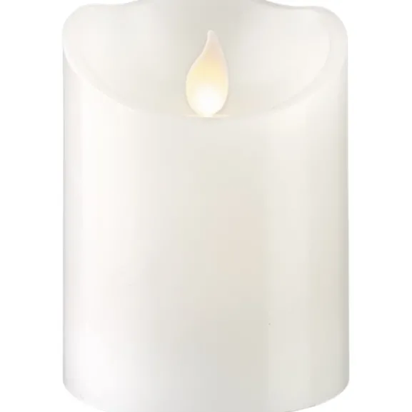 LED Blockljus M-Twinkle Vit 10cm