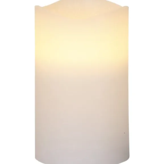 LED Blockljus 4-pack May Vit 12,5cm