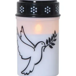 LED Gravljus Dove Vit 12cm