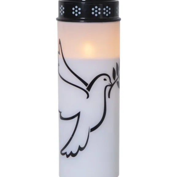 LED Gravljus Dove Vit 21cm