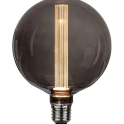 LED Lampa E27 glob 125 1,1W DecoLED New Generation Classic Mood, rökgrå
