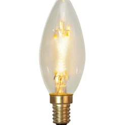LED Lampa E14 kronljus 0,5W Soft Glow