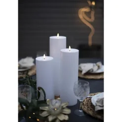 LED Ljus Flamme Rak 32 cm