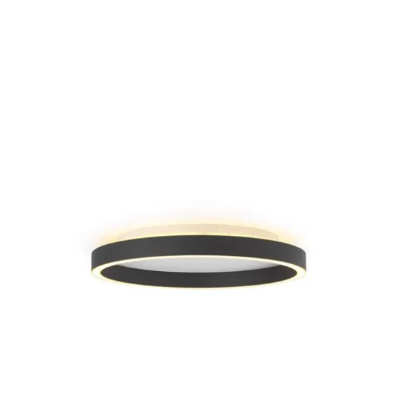 LED Plafond Backlight String Ø40, Svart 25W 3-stegs dimning - Minne