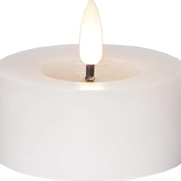 LED Värmeljus 2-pack Flamme Flow Vit 5,5cm