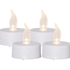 LED Värmeljus 4-pack Paulo Vit 4,5cm