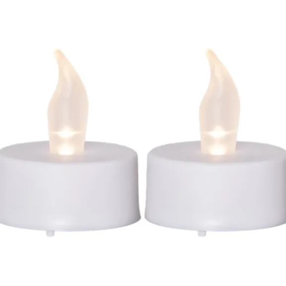 LED Värmeljus 2-pack Paulo Vit 4,5cm
