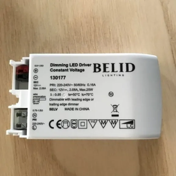 LED-Driver 25W för inbyggnad (862125)