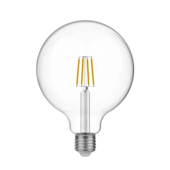 LED-lampa Clear 4W E27 glob 125mm