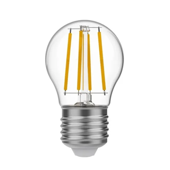LED-lampa Clear 4W E27 klot