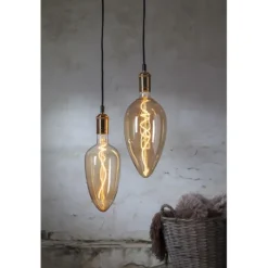 LED-lampa E27 C125 Industrial Vintage, 3.3W dimbar