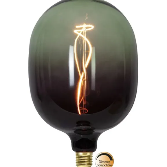 LED-lampa E27 Decoled Colourmix grön 4W