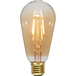 LED-lampa E27 edison Plain Amber, 0.75W