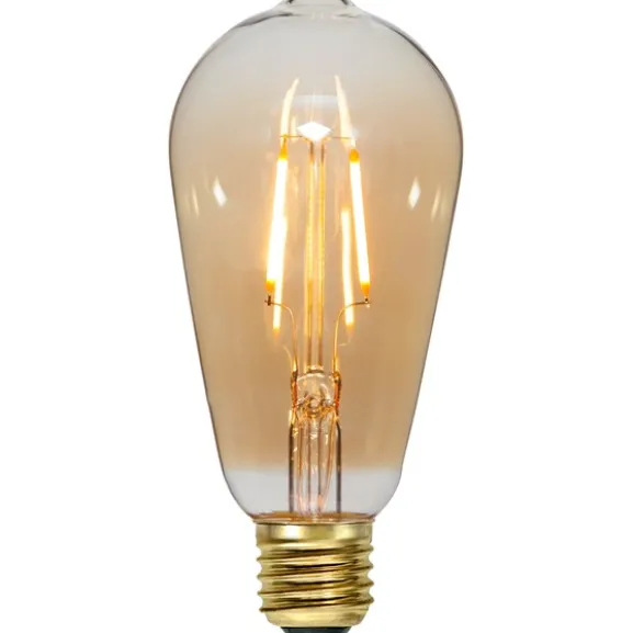 LED-lampa E27 edison Plain Amber, 0.75W