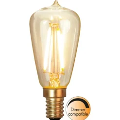 LED-lampa E14 edison Soft Glow, 1.9W dimbar