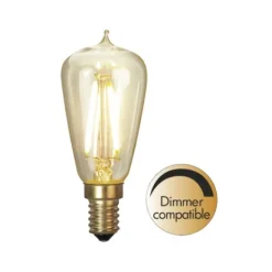 LED-lampa E14 edison Soft Glow, 1.9W dimbar